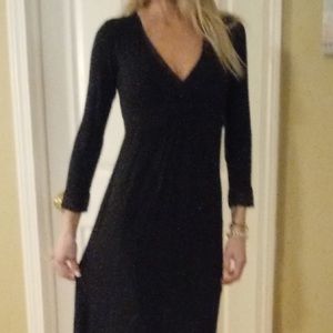 babydoll black dress low cut no brand no size-fits like a small MUST BUNDLE!